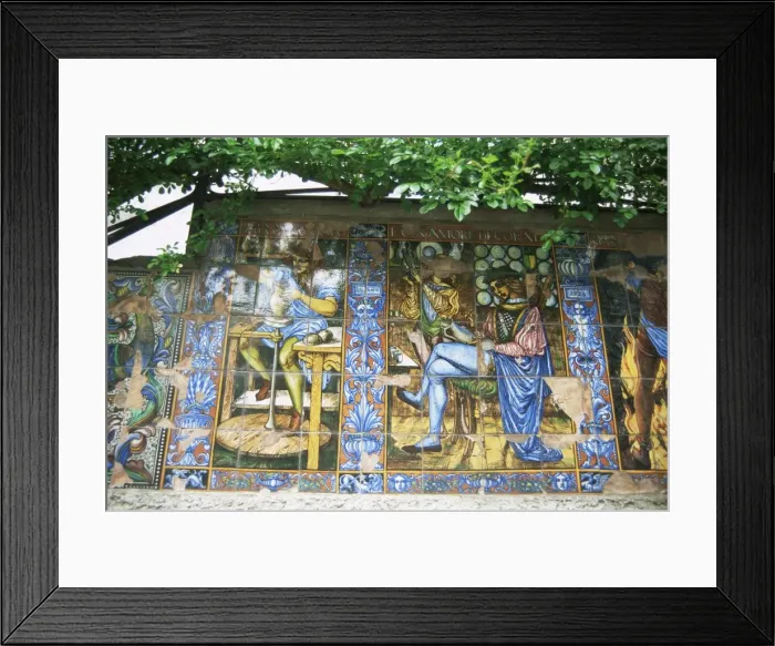 Framed Print : Decorative tiles Framed Print : Decorative tiles