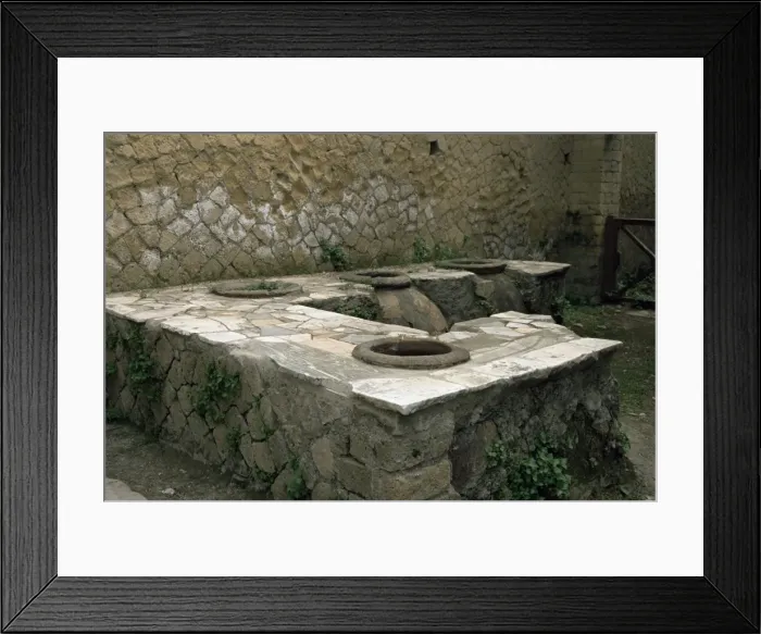 Framed Print : Typical shop with large storage vessels Framed Print : Typical shop with large storage vessels