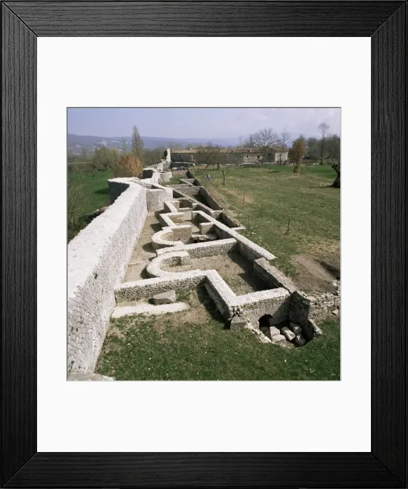 Framed Print : Excavated ruins Framed Print : Excavated ruins