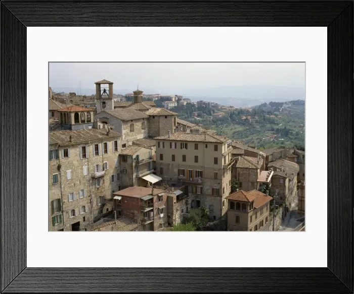 Framed Print : Town skyline Framed Print : Town skyline