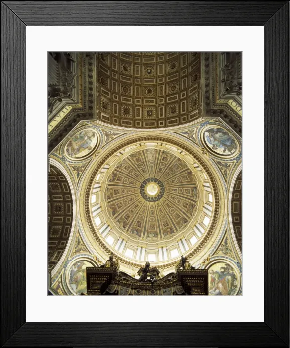 Framed Print : Interior of the dome, St Framed Print : Interior of the dome, St