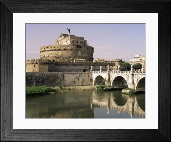 Framed Print : Castel San Angelo and River Tiber Framed Print : Castel San Angelo and River Tiber