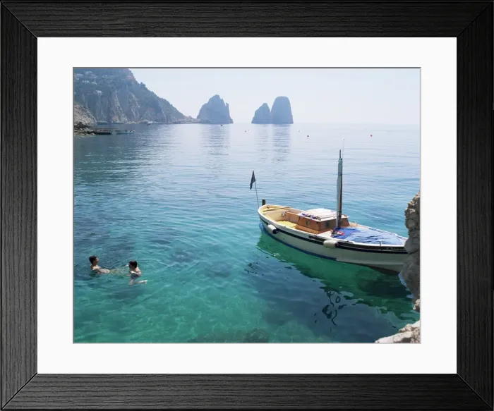 Framed Print : Faraglioni Rocks from Marina Piccola Framed Print : Faraglioni Rocks from Marina Piccola