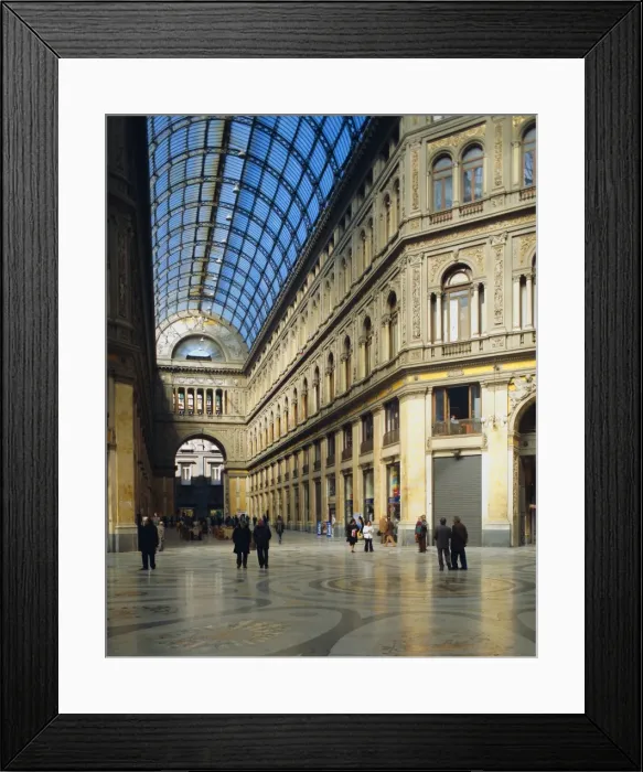 Framed Print : Galleria Umberto I Framed Print : Galleria Umberto I