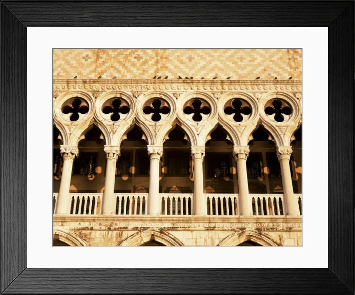 Framed Print : Detail of the Doges Palace Framed Print : Detail of the Doges Palace