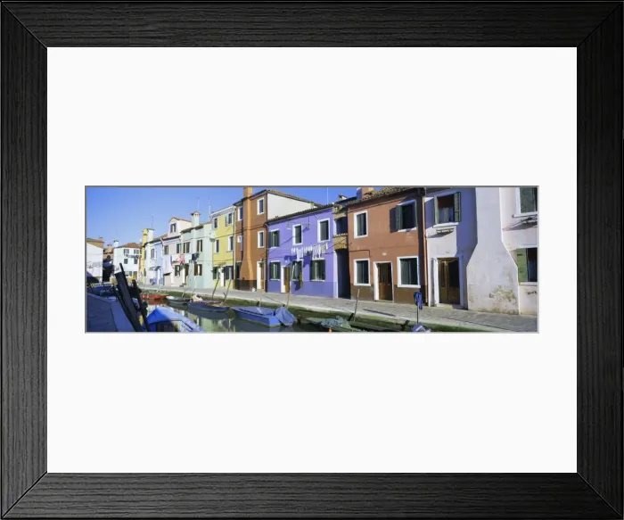Framed Print : Painted houses Framed Print : Painted houses