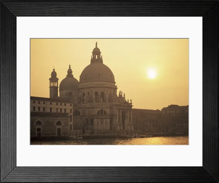 Framed Print : Santa Maria Della Salute church at sunset Framed Print : Santa Maria Della Salute church at sunset