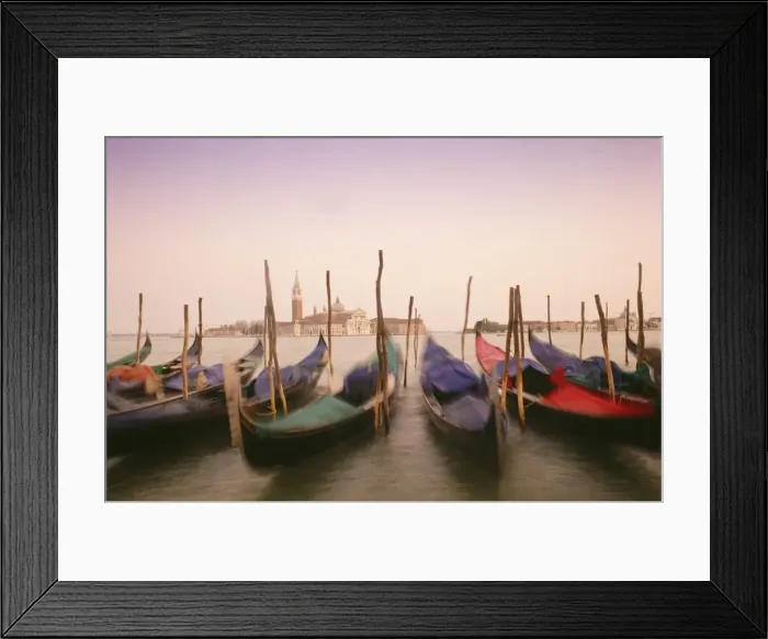 Framed Print : Gondolas, Venice Framed Print : Gondolas, Venice