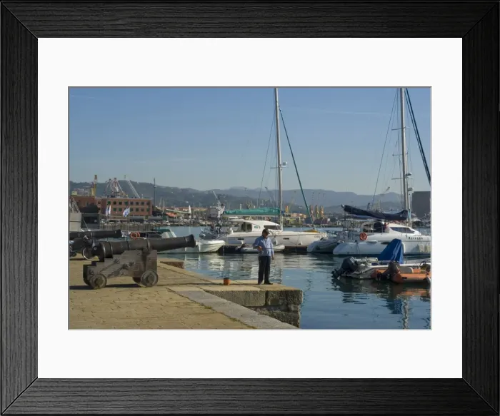 Framed Print : La Spezia promenade Framed Print : La Spezia promenade