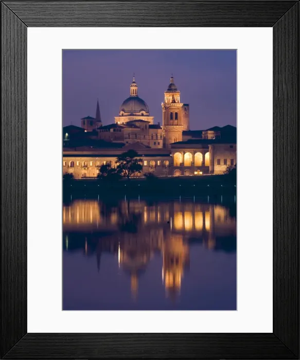Framed Print : Mantua at dusk Framed Print : Mantua at dusk