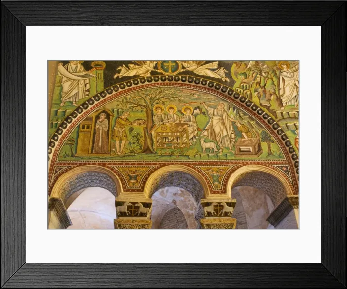 Framed Print : Interior of Basilica di San Vitale