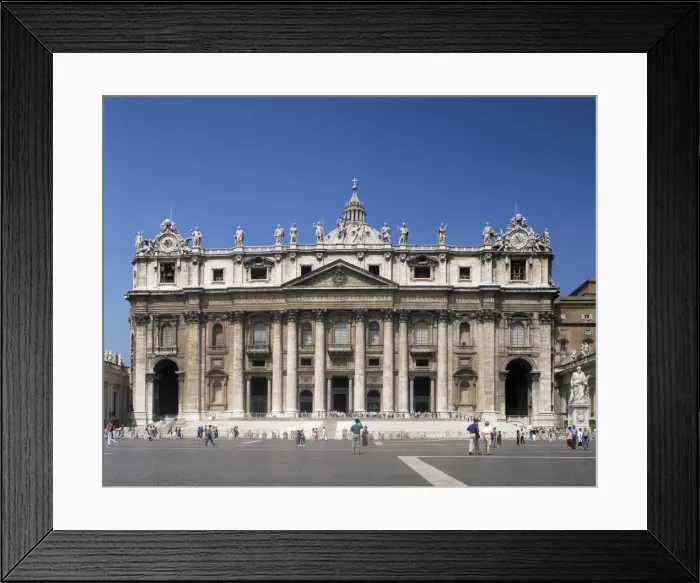 Framed Print : Facade of St Framed Print : Facade of St