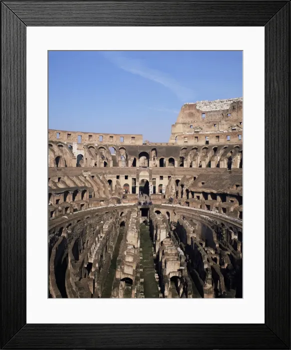 Framed Print : Interior of the arena and the cavea Framed Print : Interior of the arena and the cavea