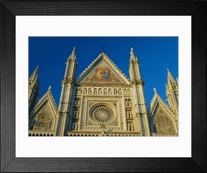 Framed Print : Rose window by Orcagna dating from the 14th century Framed Print : Rose window by Orcagna dating from the 14th century