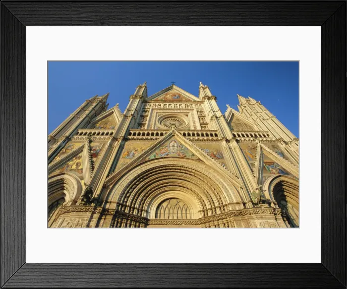 Framed Print : Facade of the Cathedral Framed Print : Facade of the Cathedral