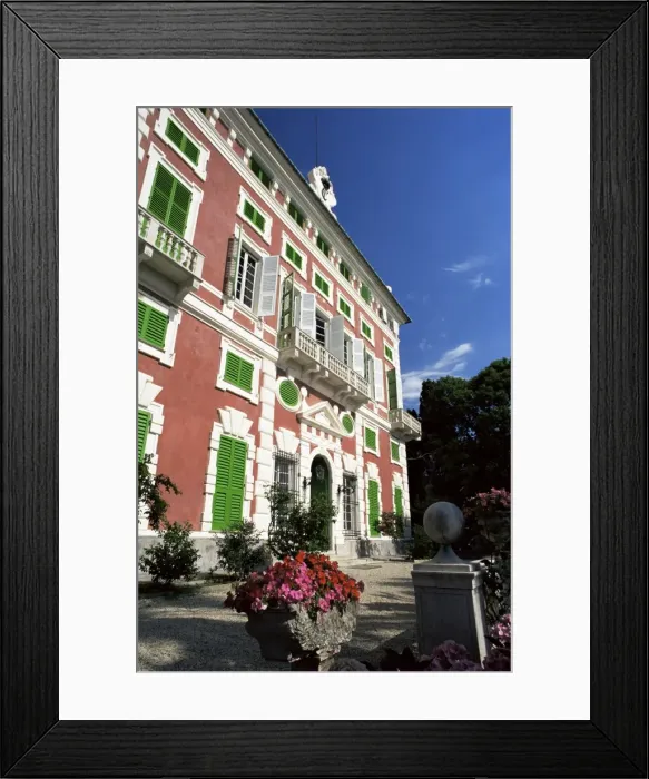 Framed Print : The Villa Durazzo Framed Print : The Villa Durazzo