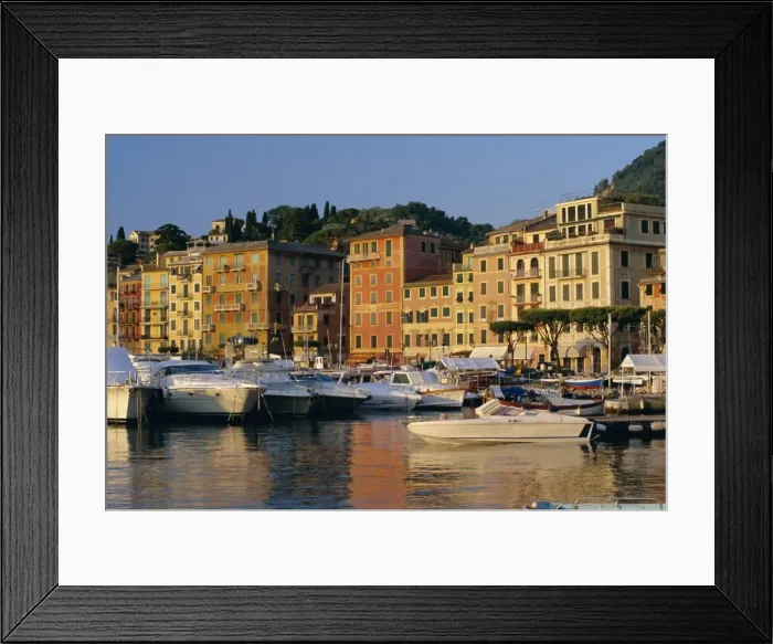 Framed Print : View across the harbour at sunrise Framed Print : View across the harbour at sunrise
