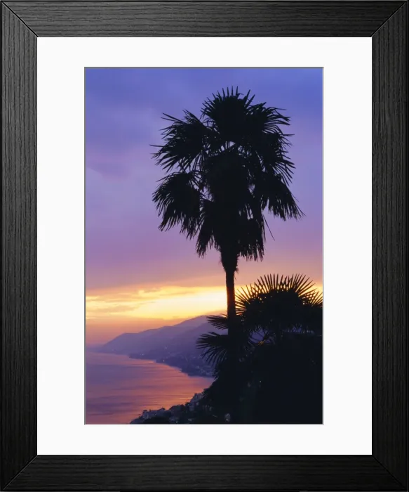 Framed Print : Sunset, Camogli Framed Print : Sunset, Camogli