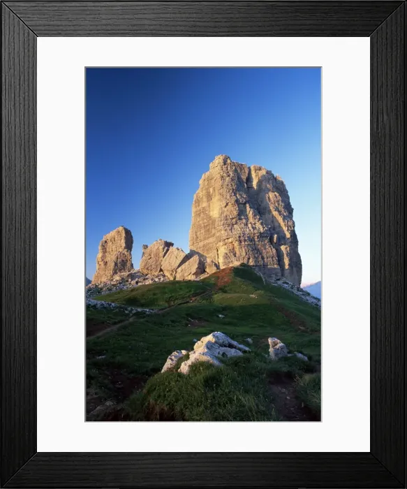 Framed Print : Cinque Torri at sunset Framed Print : Cinque Torri at sunset