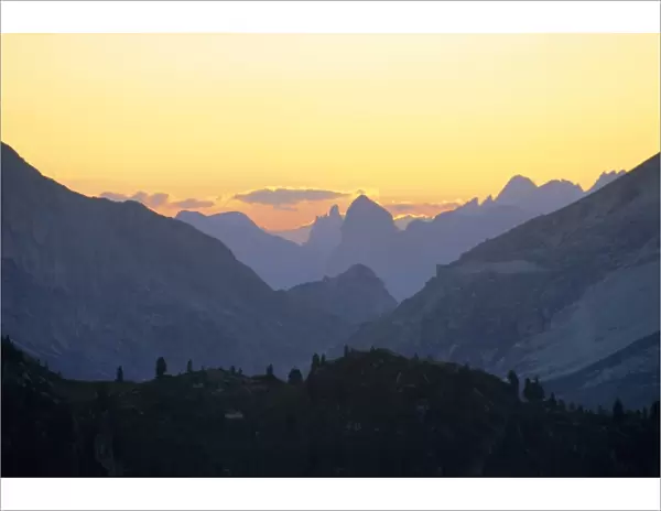 The Dolomites near Cortina d Ampezzo