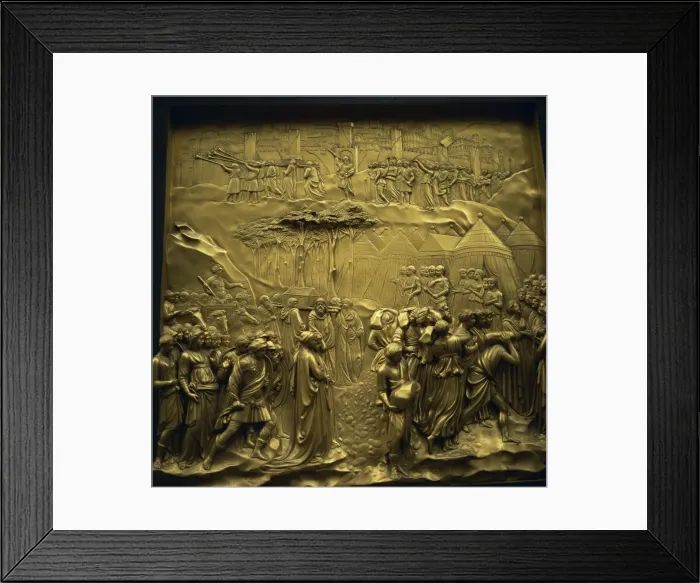 Framed Print : Baptistery bronze East door by Ghiberti Framed Print : Baptistery bronze East door by Ghiberti