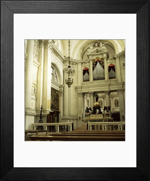 Framed Print : Altar and organ Framed Print : Altar and organ