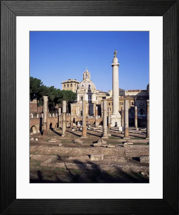 Framed Print : Trajans Forum Framed Print : Trajans Forum