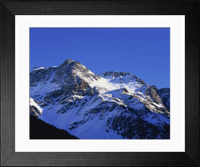 Framed Print : Mountain landscape near Sulden in the South Tyrol Framed Print : Mountain landscape near Sulden in the South Tyrol
