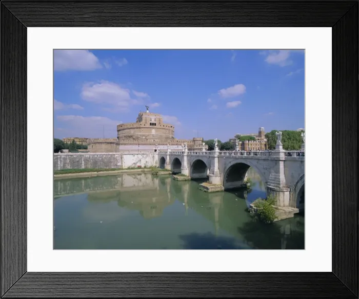 Framed Print : Castel S. Angelo (Castel Sant Angelo), Ponte S Framed Print : Castel S. Angelo (Castel Sant Angelo), Ponte S