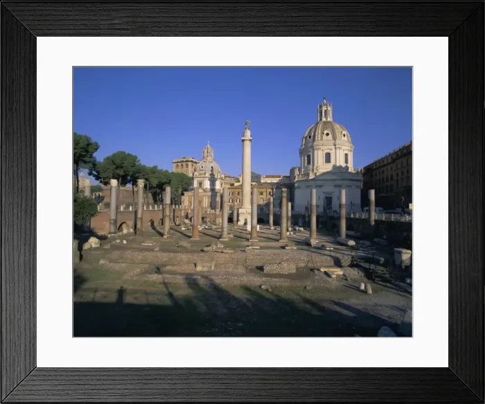 Framed Print : Foro di Traiano (Trajans Forum)