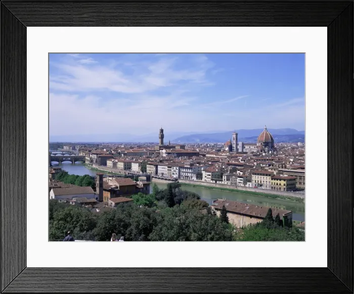 Framed Print : View of city from Piazzale Michelangelo Framed Print : View of city from Piazzale Michelangelo