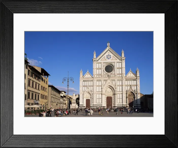 Framed Print : Piazza Santa Croce Framed Print : Piazza Santa Croce