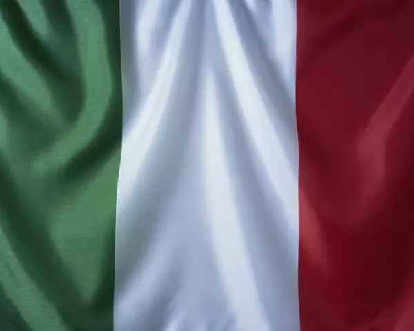 Close-up of Itallian flag