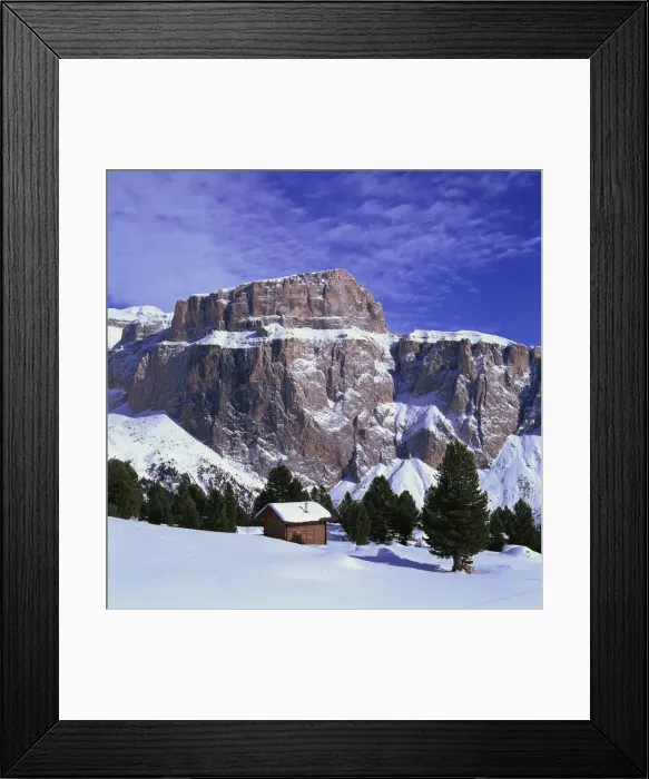 Framed Print : The Pordoi Peak Framed Print : The Pordoi Peak
