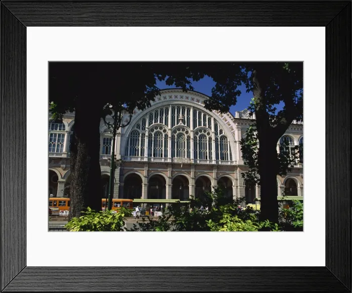Framed Print : Front of citys rail station Framed Print : Front of citys rail station