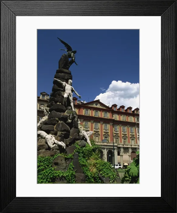 Framed Print : Sculpture to Caduti del Frejus Framed Print : Sculpture to Caduti del Frejus