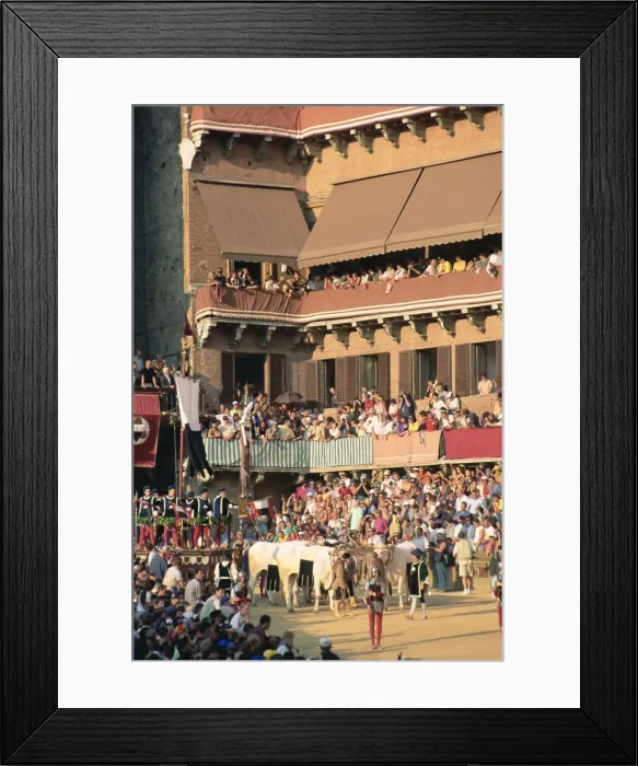 Framed Print : The opening parade of the Palio horse race Framed Print : The opening parade of the Palio horse race