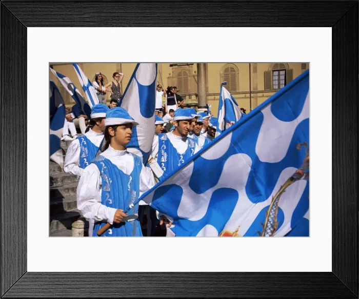 Framed Print : Medieval parade