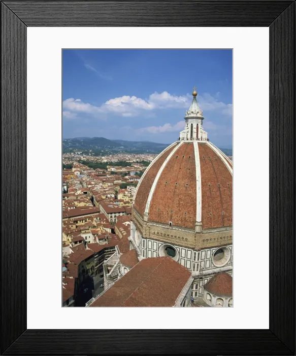Framed Print : Dome of the cathedral with the skyline of Florence Framed Print : Dome of the cathedral with the skyline of Florence
