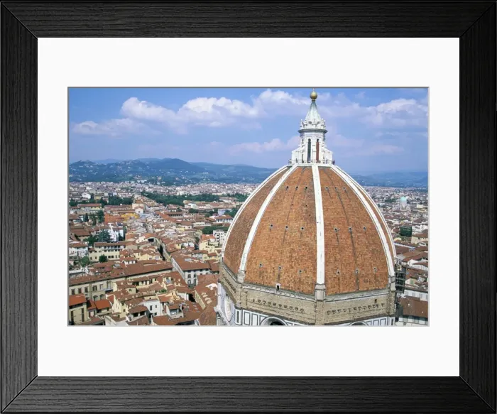 Framed Print : View of cathedral dome (Duomo) Framed Print : View of cathedral dome (Duomo)