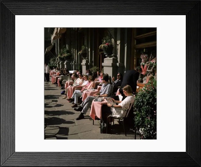 Framed Print : Pavement cafe Framed Print : Pavement cafe