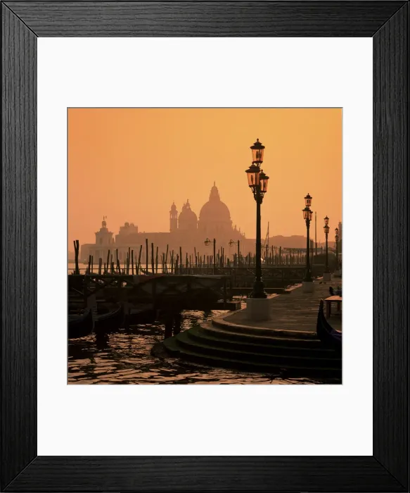 Framed Print : Sunset over Santa Maria della Salute Framed Print : Sunset over Santa Maria della Salute