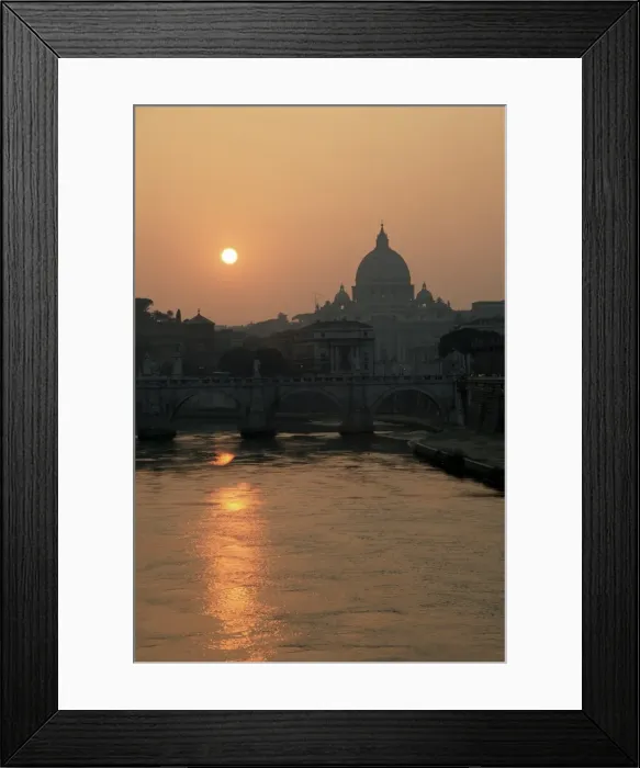 Framed Print : River Tiber and the Vatican Framed Print : River Tiber and the Vatican