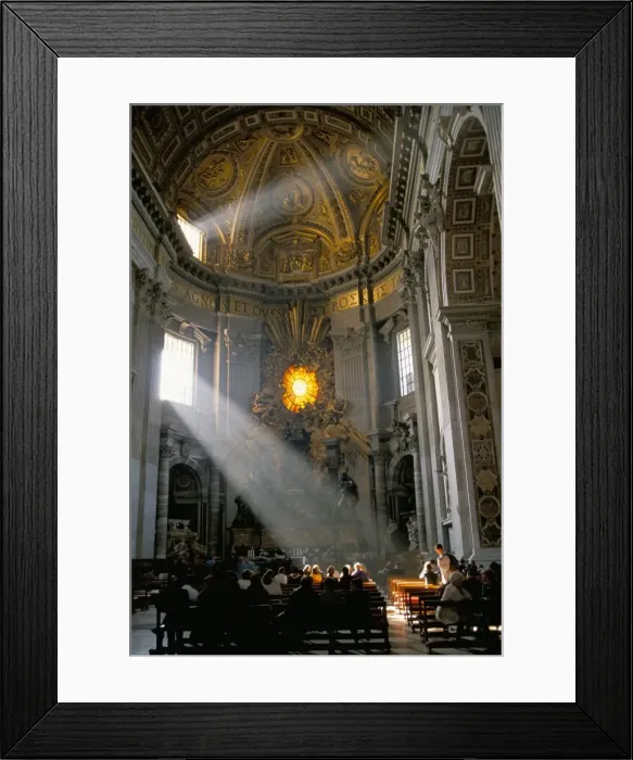 Framed Print : Interior of the Vatican