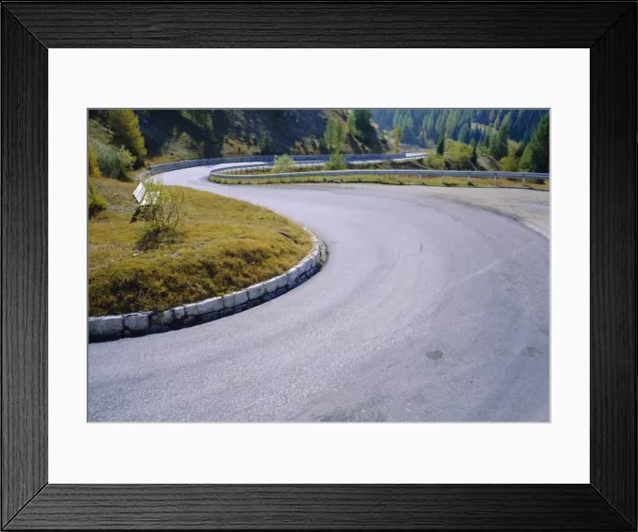 Framed Print : Winding road Framed Print : Winding road
