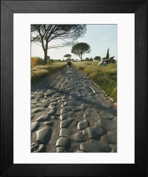 Framed Print : Appia Antica (The Appian Way) Framed Print : Appia Antica (The Appian Way)