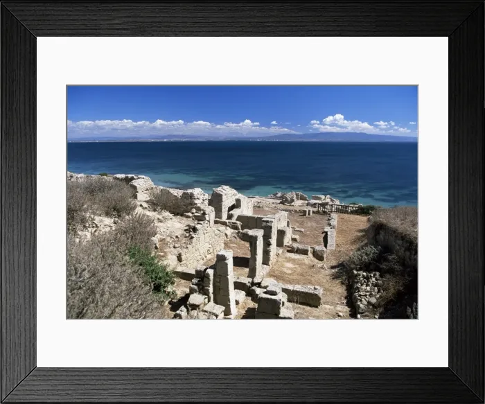 Framed Print : Tharros, Roman site near Oristano Framed Print : Tharros, Roman site near Oristano