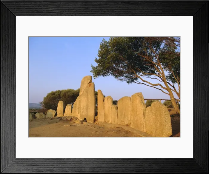 Framed Print : Giants Tomb near Arzachena Framed Print : Giants Tomb near Arzachena