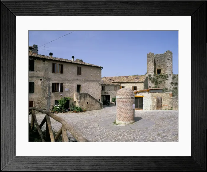 Framed Print : Cobbled square Framed Print : Cobbled square
