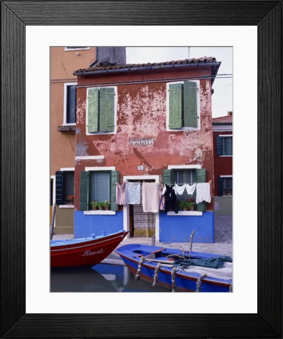 Framed Print : A typical canalside house Framed Print : A typical canalside house